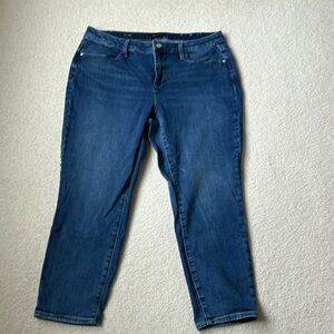 Talbots 14W jogging crop jeans